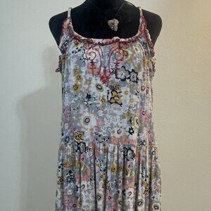 Natural Life Embroidered Harley midi Dress - Medium